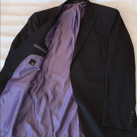 Black and Purple Suit Jacket - Picture 2 of 3